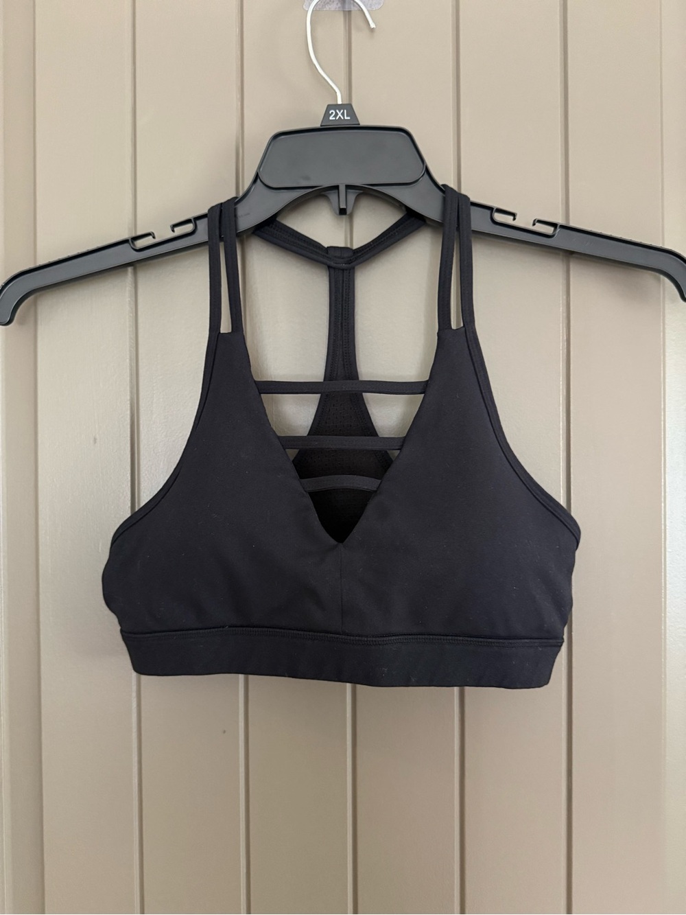 ZYIA Black Strappy Sports Bralette